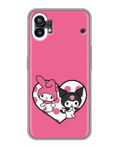 Чехол для Xiaomi Poco C81x с картинкой «Kuromi и My Melody»