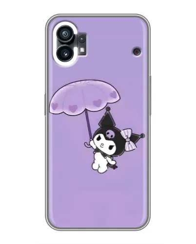 Чехол для Xiaomi Poco C81x с картинкой «Kuromi с зонтиком»
