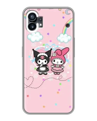 Чехол для Xiaomi Poco C81x с картинкой «My Melody и Kuromi»