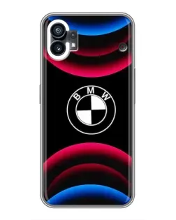 Чехол для Xiaomi Poco C81x с картинкой «Логотип BMW и неоновые дуги» Чехол для Xiaomi Poco C81x с картинкой «Логотип BMW и неоновые дуги»