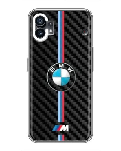 Чехол для Xiaomi Poco C81x с картинкой «Эмблема BMW и карбон»