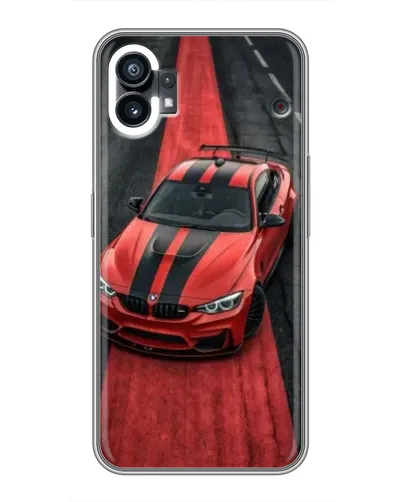 Чехол для Xiaomi Poco C81x с картинкой «BMW на красной дорожке»