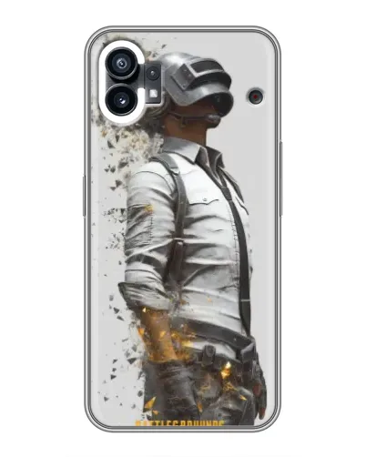 Чехол для Xiaomi Poco C81x с картинкой «PUBG — боец в пыли»