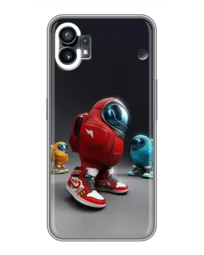 Чехол для Xiaomi Poco C81x с картинкой «Among Us — 3D стиль»