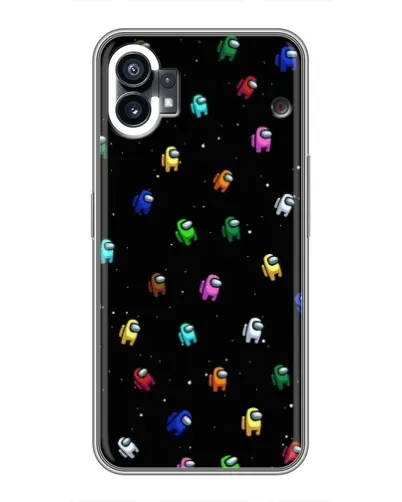 Чехол для Xiaomi Poco C81x с картинкой «Экипаж Among Us»