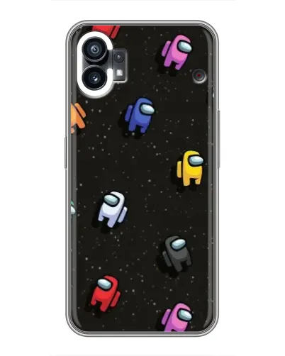 Чехол для Xiaomi Poco C81x с картинкой «Космический паттерн Among Us»