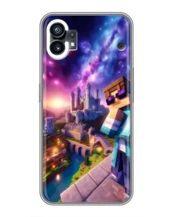 Чехол для Xiaomi Poco C81x с картинкой «Стив и космос» Чехол для Xiaomi Poco C81x с картинкой «Стив и космос»