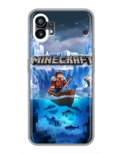 Чохол для Xiaomi Poco C81x з картинкою «Minecraft льодянийсвіт»