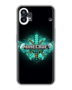 Чохол для Xiaomi Poco C81x з картинкою «Minecraft Diamond лого»