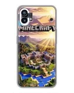 Чохол для Xiaomi Poco C81x з картинкою «Minecraft панорама»