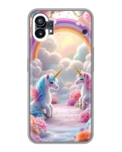 Чехол для Xiaomi Poco C81x с картинкой «Радуга и единороги» Чехол для Xiaomi Poco C81x с картинкой «Радуга и единороги»