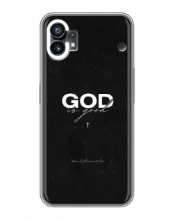 Чехол для Xiaomi Poco C81x с картинкой «GOD — Бог над всем»