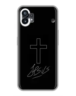Чехол для Xiaomi Poco C81x с картинкой «Графический крест Jesus» Чехол для Xiaomi Poco C81x с картинкой «Графический крест Jesus»
