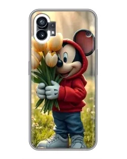 Чехол для Xiaomi Poco C81x с картинкой «Микки с тюльпанами» Чехол для Xiaomi Poco C81x с картинкой «Микки с тюльпанами»
