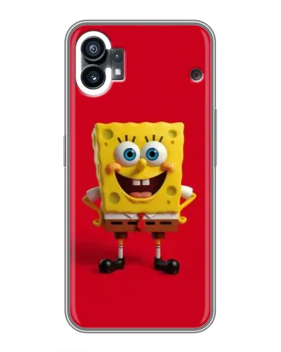 Чехол для Xiaomi Poco C81x с картинкой «Спанч Боб на красном» Чехол для Xiaomi Poco C81x с картинкой «Спанч Боб на красном»