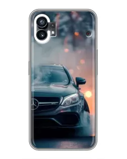 Чехол для Xiaomi Poco C81x с картинкой «Mercedes — ночной город» Чехол для Xiaomi Poco C81x с картинкой «Mercedes — ночной город»
