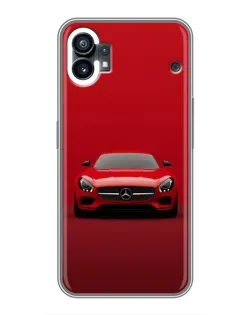 Чехол для Xiaomi Poco C81x с картинкой «Красный Mercedes AMG»