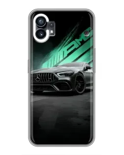 Чехол для Xiaomi Poco C81x с картинкой «Темный Mercedes AMG»