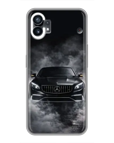 Чехол для Xiaomi Poco C81x с картинкой «Mercedes в дыму» Чехол для Xiaomi Poco C81x с картинкой «Mercedes в дыму»