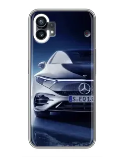Чехол для Xiaomi Poco C81x с картинкой «Mercedes EQ — будущее»