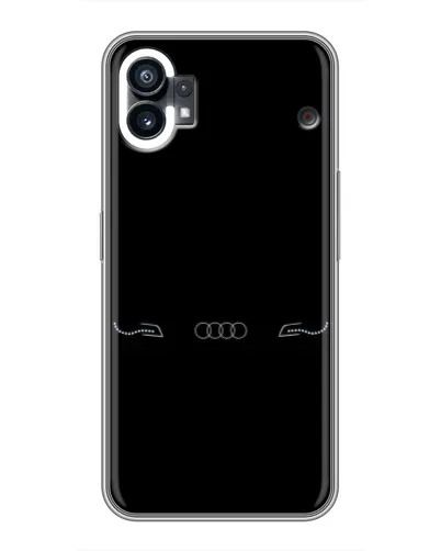 Чехол для Xiaomi Poco C81x с картинкой «Audi — световой подпись»