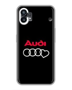 Чехол для Xiaomi Poco C81x с картинкой «Логотип Audi Heart» Чехол для Xiaomi Poco C81x с картинкой «Логотип Audi Heart»