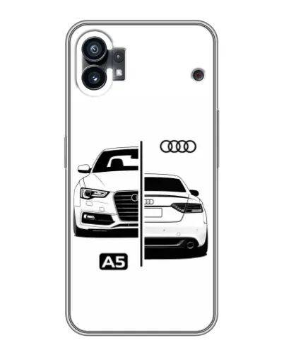 Чехол для Xiaomi Poco C81x с картинкой «Audi — контрастный дизайн»