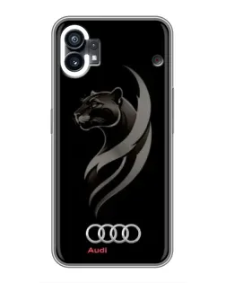 Чехол для Xiaomi Poco C81x с картинкой «Графика — пантера и Audi»