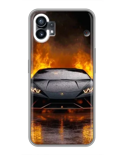 Чехол для Xiaomi Poco C81x с картинкой «Lamborghini в огне» Чехол для Xiaomi Poco C81x с картинкой «Lamborghini в огне»