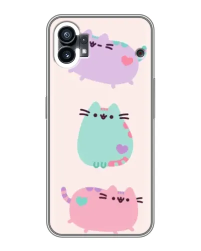 Чохол для Xiaomi Poco C81x з картинкою «Pusheen тріо» Чохол для Xiaomi Poco C81x з картинкою «Pusheen тріо»