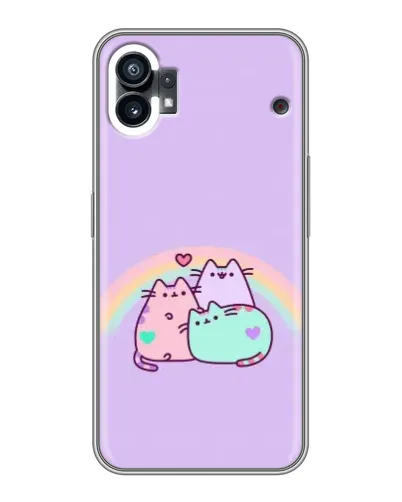Чохол для Xiaomi Poco C81x з картинкою «Веселкові Пушини» Чохол для Xiaomi Poco C81x з картинкою «Веселкові Пушини»