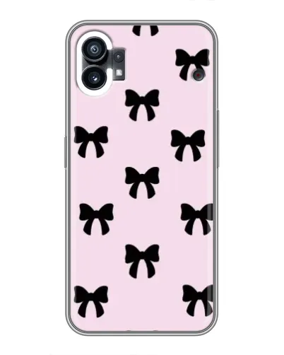 Чехол для Xiaomi Poco C81x с картинкой «Черные банты Coquette» Чехол для Xiaomi Poco C81x с картинкой «Черные банты Coquette»