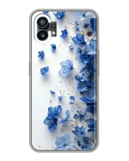 Чехол для Xiaomi Poco C81x с картинкой «Голубой цветочный каскад» Чехол для Xiaomi Poco C81x с картинкой «Голубой цветочный каскад»