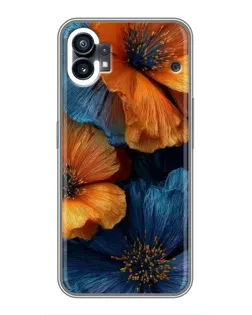 Чехол для Xiaomi Poco C81x с картинкой «Яркая сине-оранжевая флора» Чехол для Xiaomi Poco C81x с картинкой «Яркая сине-оранжевая флора»