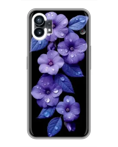 Чехол для Xiaomi Poco C81x с картинкой «Фиолетовые цветы с росою» Чехол для Xiaomi Poco C81x с картинкой «Фиолетовые цветы с росою»