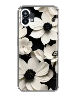 Чехол для Xiaomi Poco C81x с картинкой «Объемные белые цветы» Чехол для Xiaomi Poco C81x с картинкой «Объемные белые цветы»
