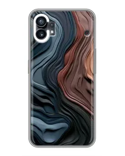 Чехол для Xiaomi Poco C81x с картинкой «Цветные волны каньона»