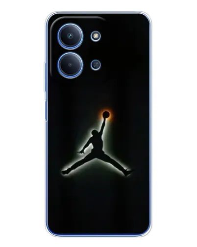 Чехол для Xiaomi Poco C85 с картинкой «Jordan Gradient Logo»