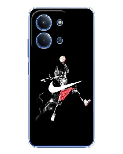 Чехол для Xiaomi Poco C85 с картинкой «Jordan Jumpman»