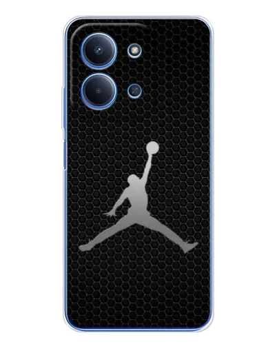 Чехол для Xiaomi Poco C85 с картинкой «Jordan Dark Carbon»