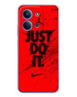Чехол для Xiaomi Poco C85 с картинкой «Nike Just Do It» Чехол для Xiaomi Poco C85 с картинкой «Nike Just Do It»