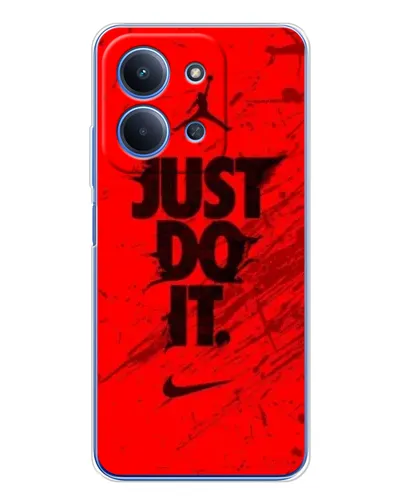 Чехол для Xiaomi Poco C85 с картинкой «Nike Just Do It»
