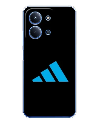 Чехол для Xiaomi Poco C85 с картинкой «Adidas Cyan Logo»