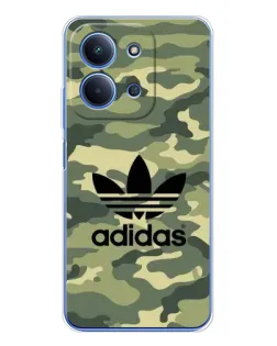 Чехол для Xiaomi Poco C85 с картинкой «Милитари стиль Adidas» Чехол для Xiaomi Poco C85 с картинкой «Милитари стиль Adidas»