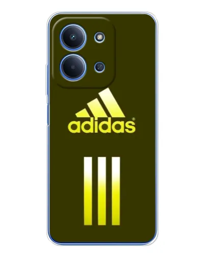 Чехол для Xiaomi Poco C85 с картинкой «Оливковый градиент Adidas»