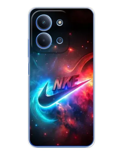 Чехол для Xiaomi Poco C85 с картинкой «Огненный логотип Nike» Чехол для Xiaomi Poco C85 с картинкой «Огненный логотип Nike»