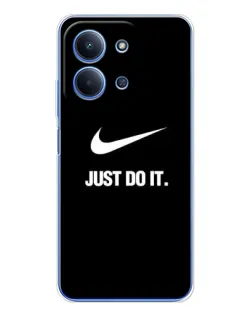 Чохол для Xiaomi Poco C85 з картинкою «Класичний принт Nike»