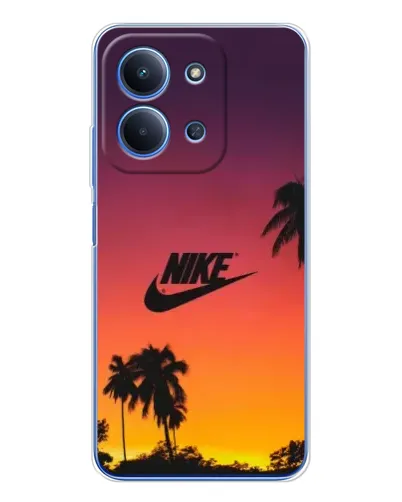 Чехол для Xiaomi Poco C85 с картинкой «Nike на закате солнца» Чехол для Xiaomi Poco C85 с картинкой «Nike на закате солнца»