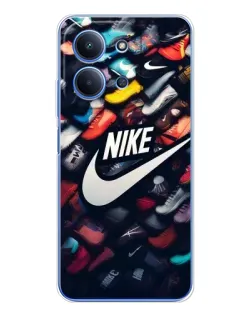 Чохол для Xiaomi Poco C85 з картинкою «Колекція кросівок Nike»