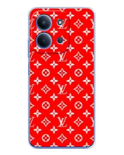 Чехол для Xiaomi Poco C85 с картинкой «Яркий паттерн LV» Чехол для Xiaomi Poco C85 с картинкой «Яркий паттерн LV»